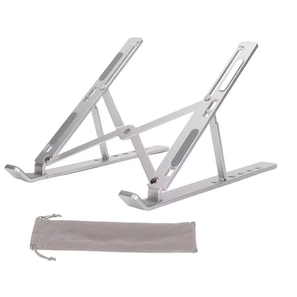 Base Soporte Laptop Tablet De Aluminio Ajustable Universal Organizador de Escritorio