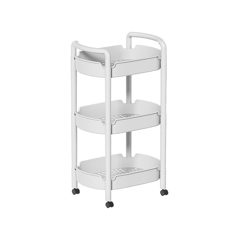 Carrito Organizador Multiusos 3 Niveles Rueda 360 Cocina Baño 360 Plástico