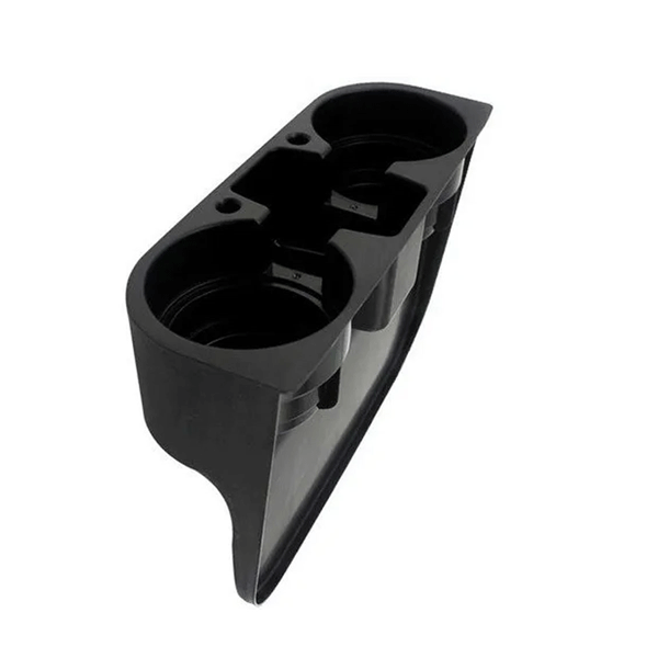 Organizador Para Auto Bebidas Y Celular Negro Portavasos