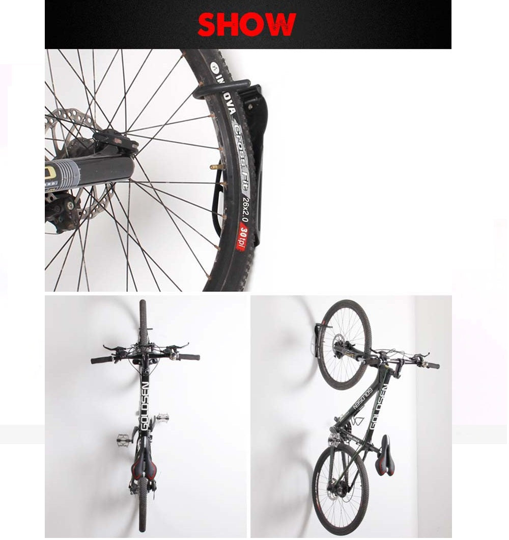 Soporte Gancho Para Colgar Bicicletas En Pared Más Tornillos