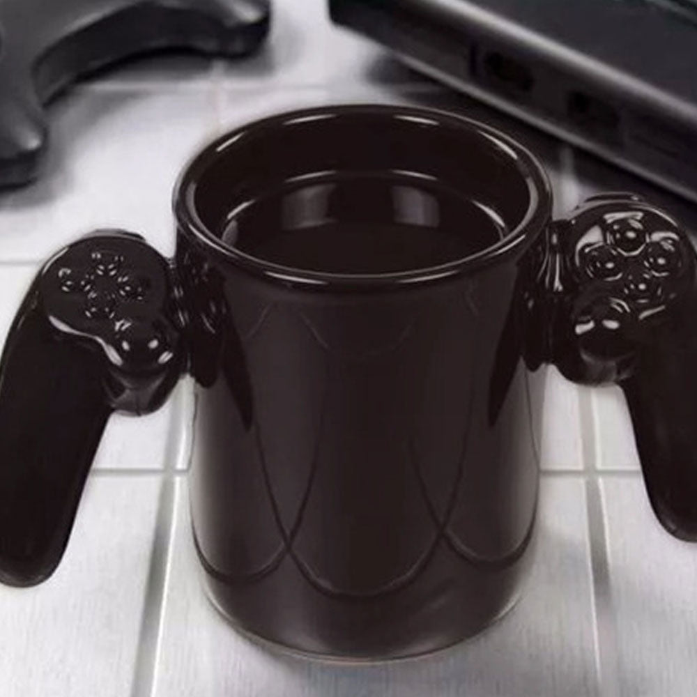Taza Game Over Ceramica Color Negro Gamer