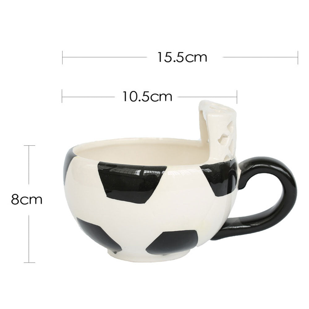 Taza de Cerámica Para Cafe en Forma de Balon De Futbol
