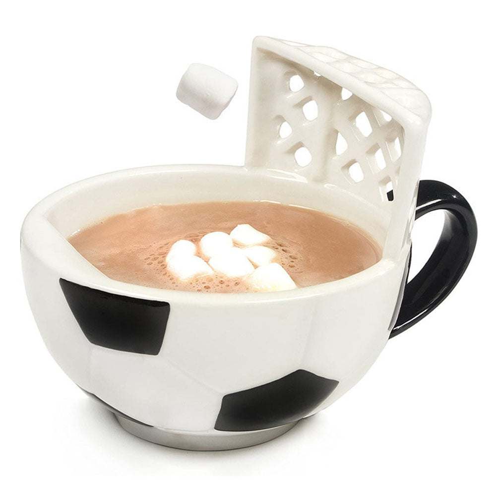 Taza de Cerámica Para Cafe en Forma de Balon De Futbol