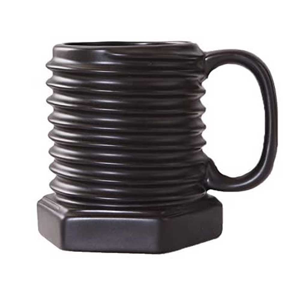 Taza de Céramica en Forma de Tornillo