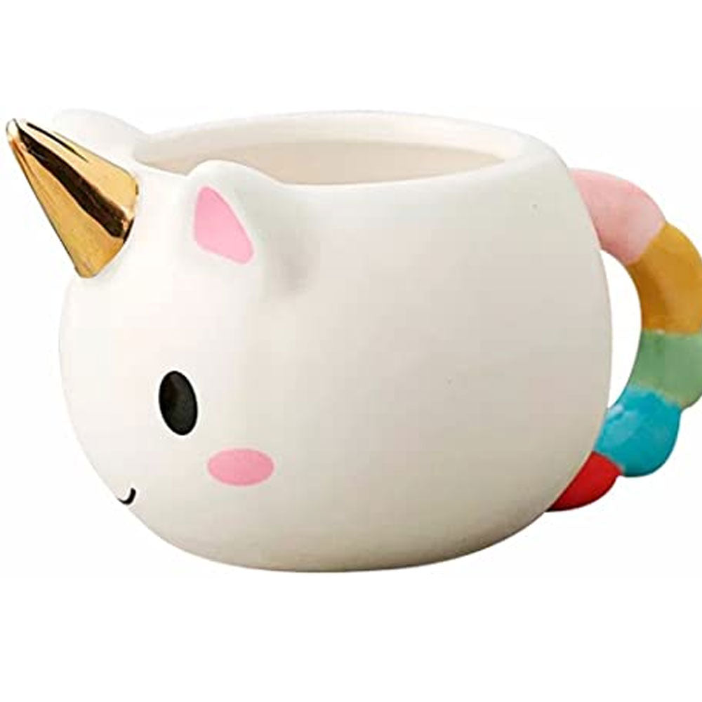 Taza Ceramica en Forma de Unicornio