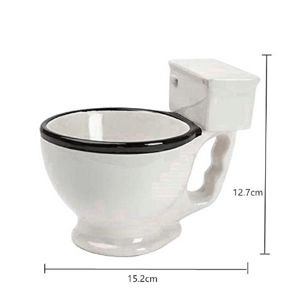 Taza De Cerámica en Forma de Inodoro Taza de Baño WC