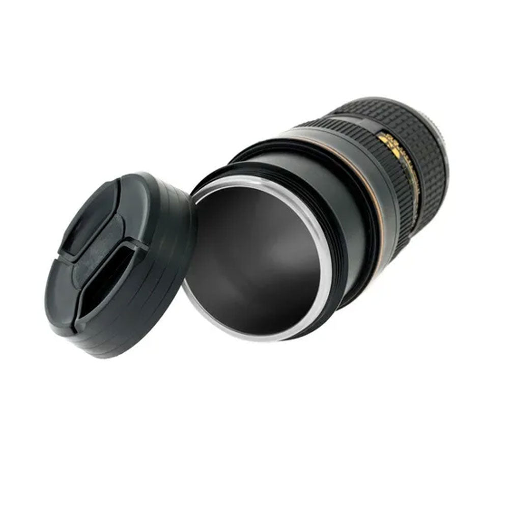 Taza Termo En Forma De Lente 24-70 Mm Con Zoom