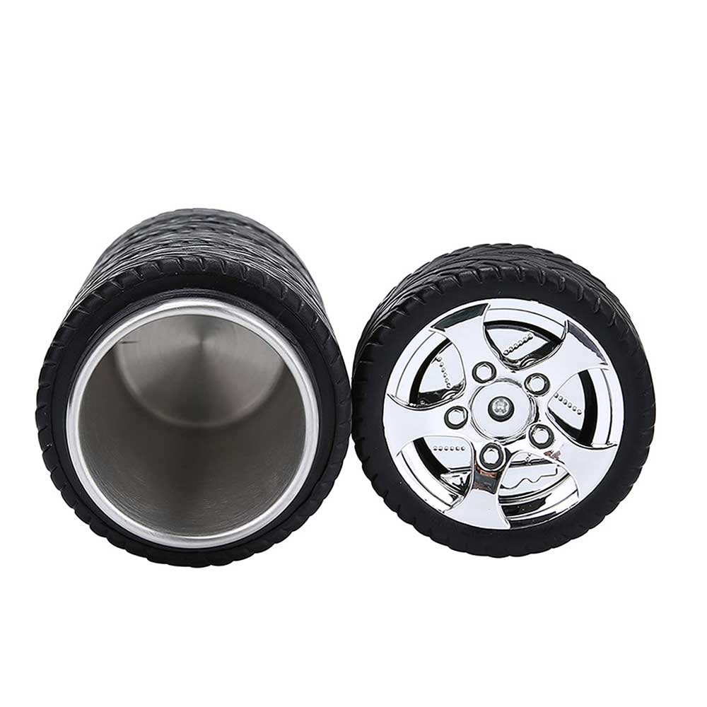 Termo de Acero Inoxidable en Forma de Llantas Apiladas
