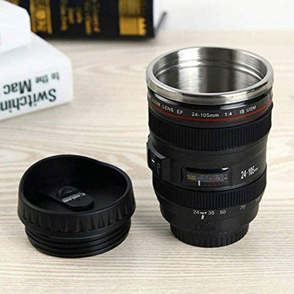 Taza Termo en Forma de Lente 24-105 mm