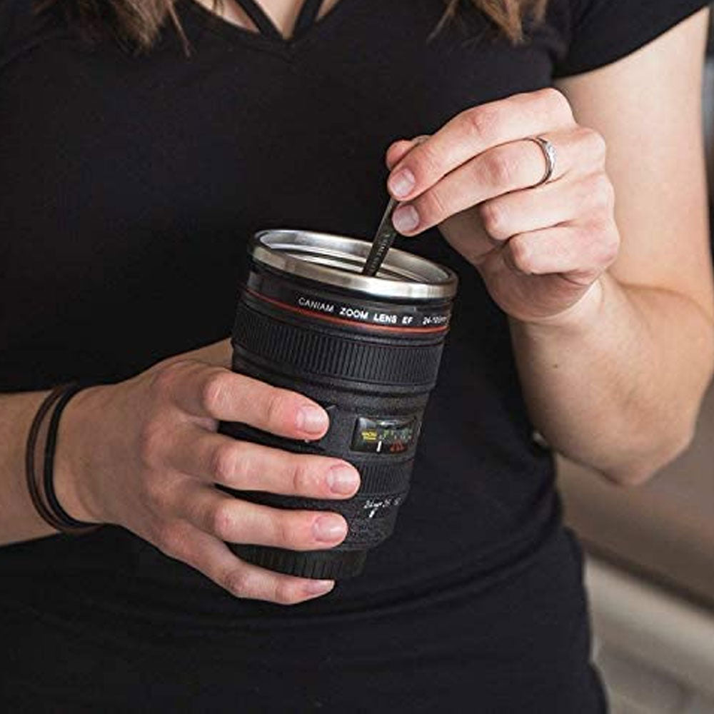 Taza Termo en Forma de Lente 24-105 mm