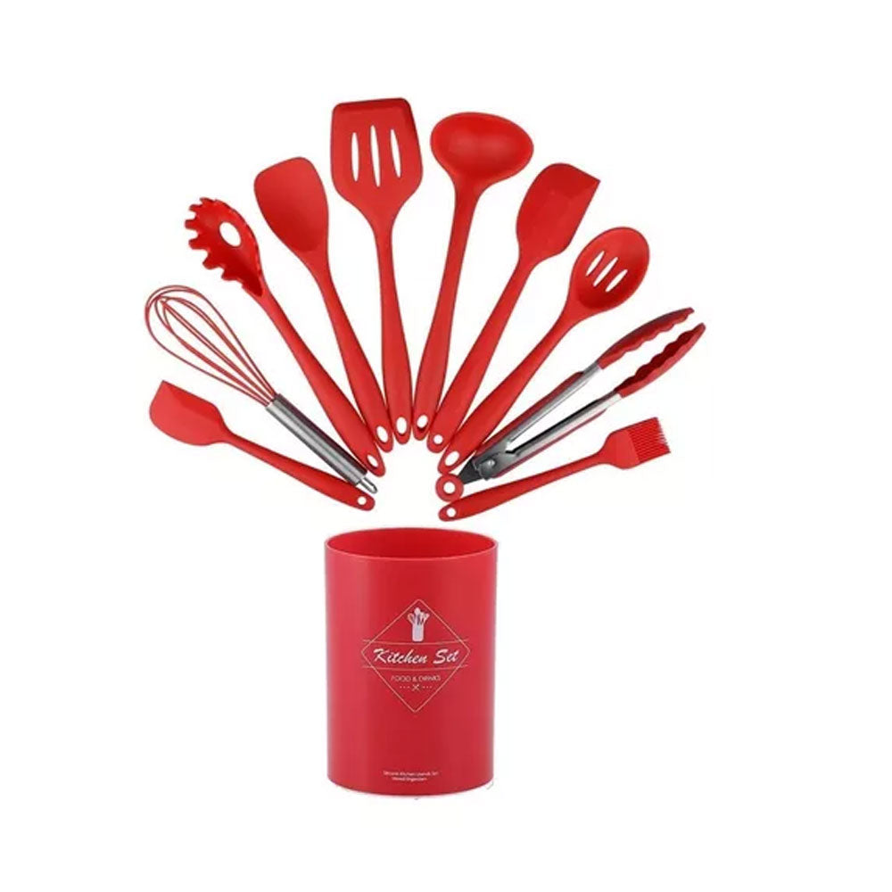Juego De Utensilios De Cocina De Silicona 11 Piezas Chef