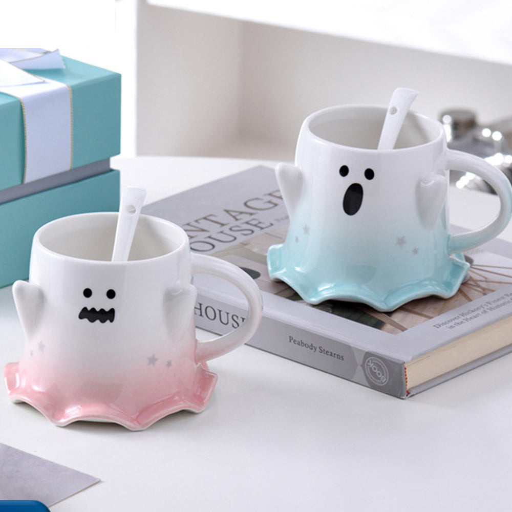 Taza de cerámica en forma fantasma mágico 450ml