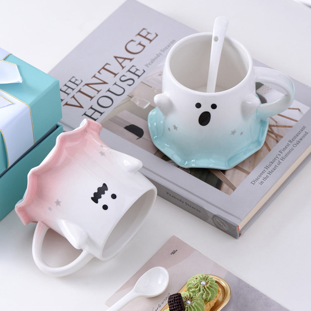 Taza de cerámica en forma fantasma mágico 450ml