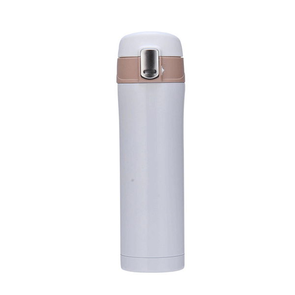 Termo De Acero Inoxidable Con Seguro Antiderrame 500ml