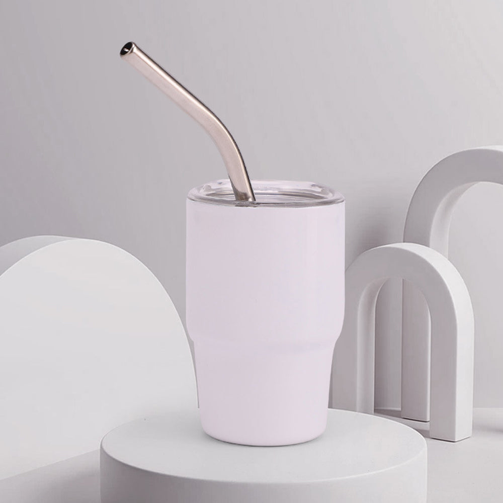 Shot Vaso de Chupito con Tapa y Popote, Vasos de Chupito de Doble Pared Aislados Kawaii Vaso de café espresso cosas lindas regalos divertidos, y originales