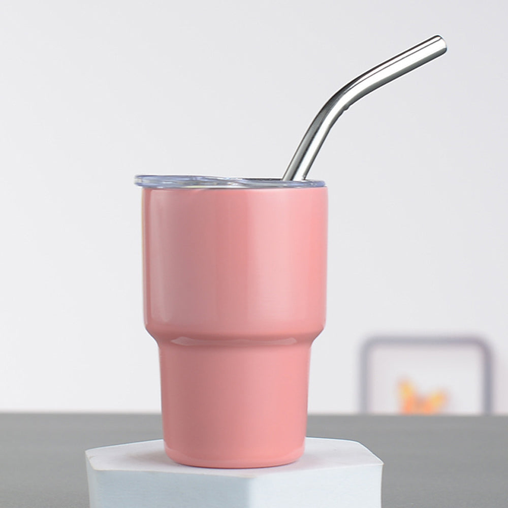 Shot Vaso de Chupito con Tapa y Popote, Vasos de Chupito de Doble Pared Aislados Kawaii Vaso de café espresso cosas lindas regalos divertidos, y originales