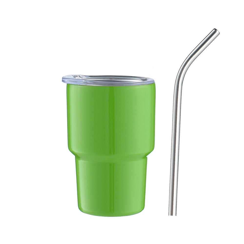 Shot Vaso de Chupito con Tapa y Popote, Vasos de Chupito de Doble Pared Aislados Kawaii Vaso de café espresso cosas lindas regalos divertidos, y originales
