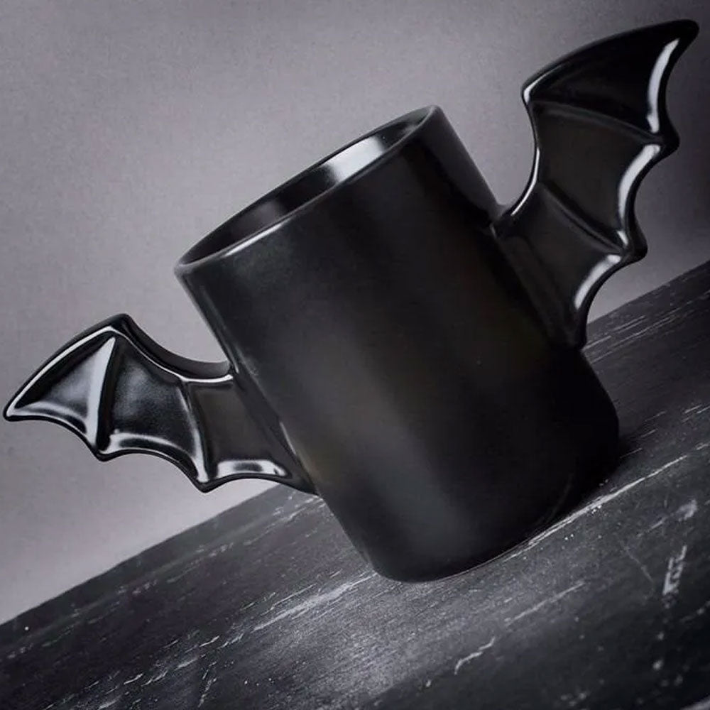 Taza Con Alas De Murcielago Tipo Batman