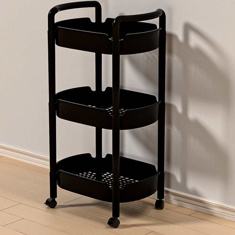 Carrito Organizador Multiusos 3 Niveles Rueda 360 Cocina Baño 360 Plástico