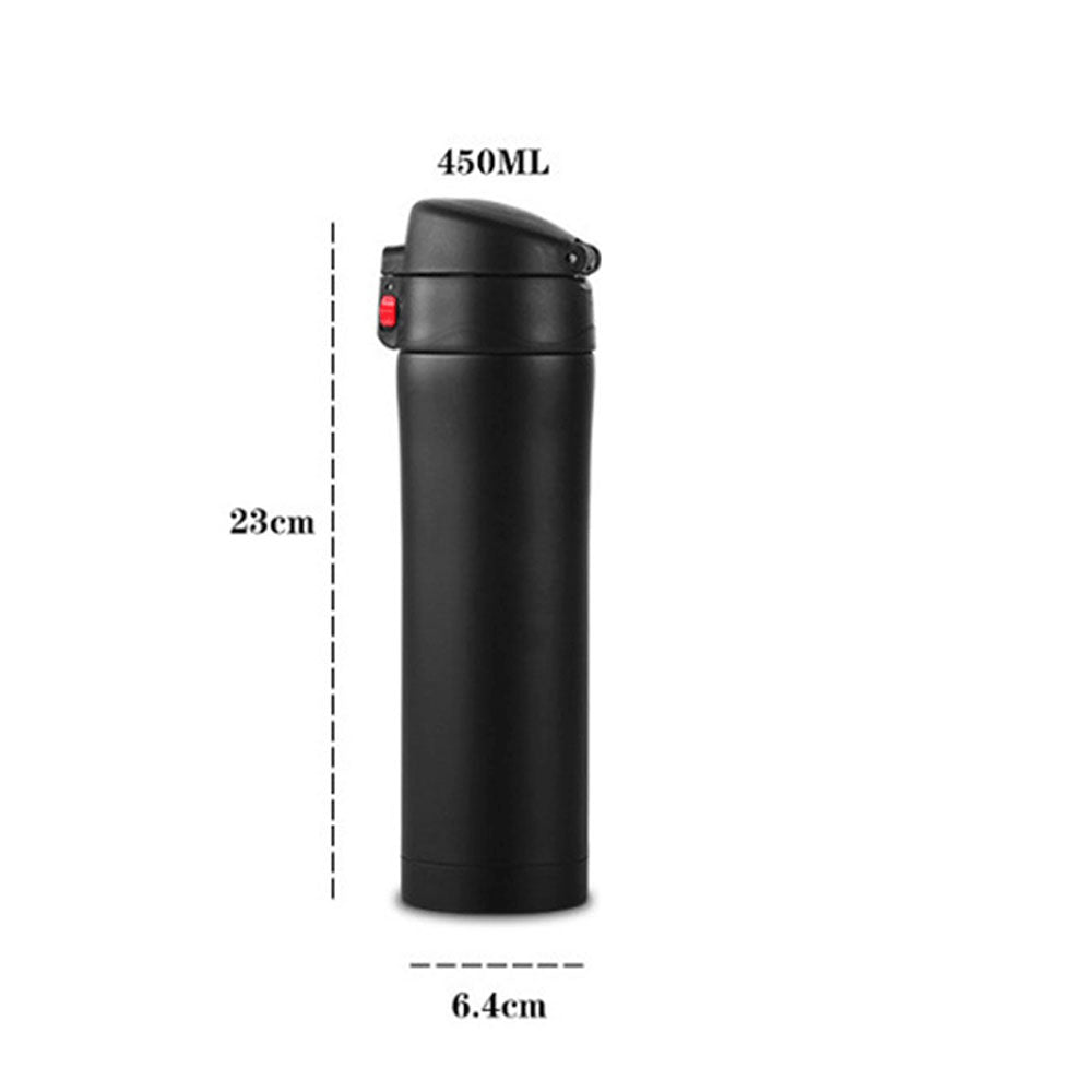 Termo De Acero Inoxidable Con Seguro Antiderrame 500ml