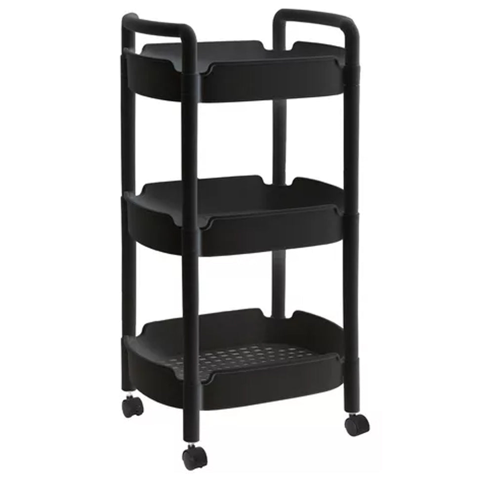Carrito Organizador Multiusos 3 Niveles Rueda 360 Cocina Baño 360 Plástico