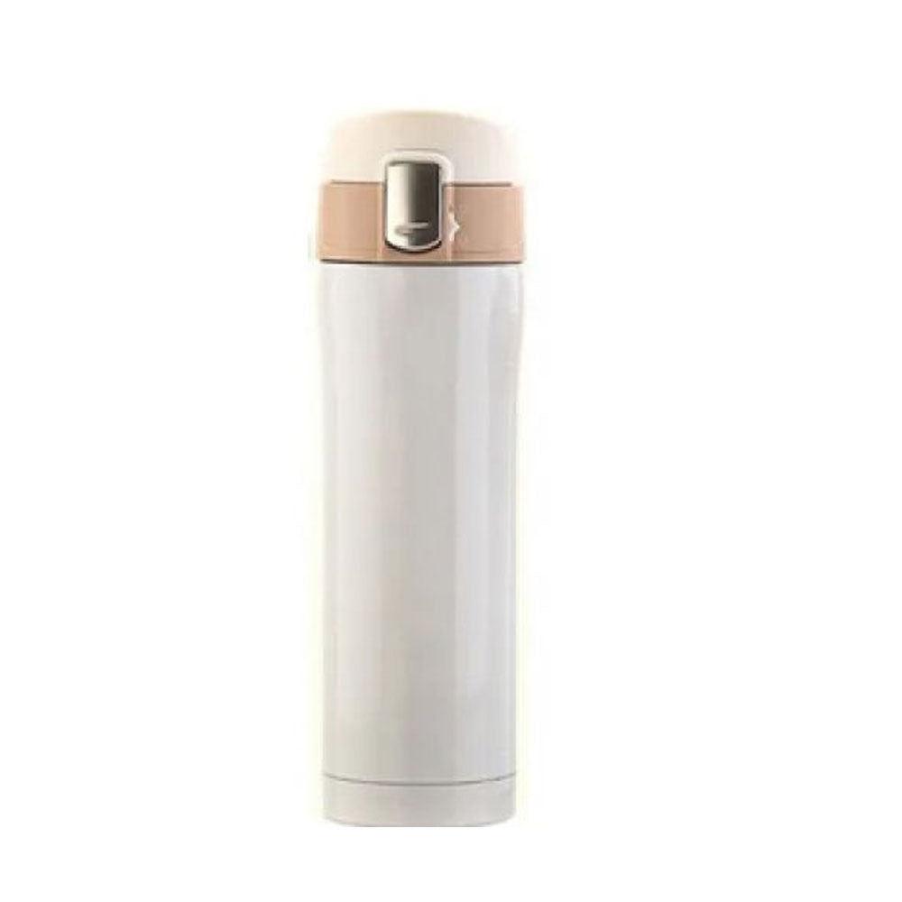 Termo De Acero Inoxidable Con Seguro Antiderrame 500ml