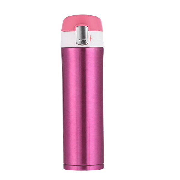 Termo De Acero Inoxidable Con Seguro Antiderrame 500ml