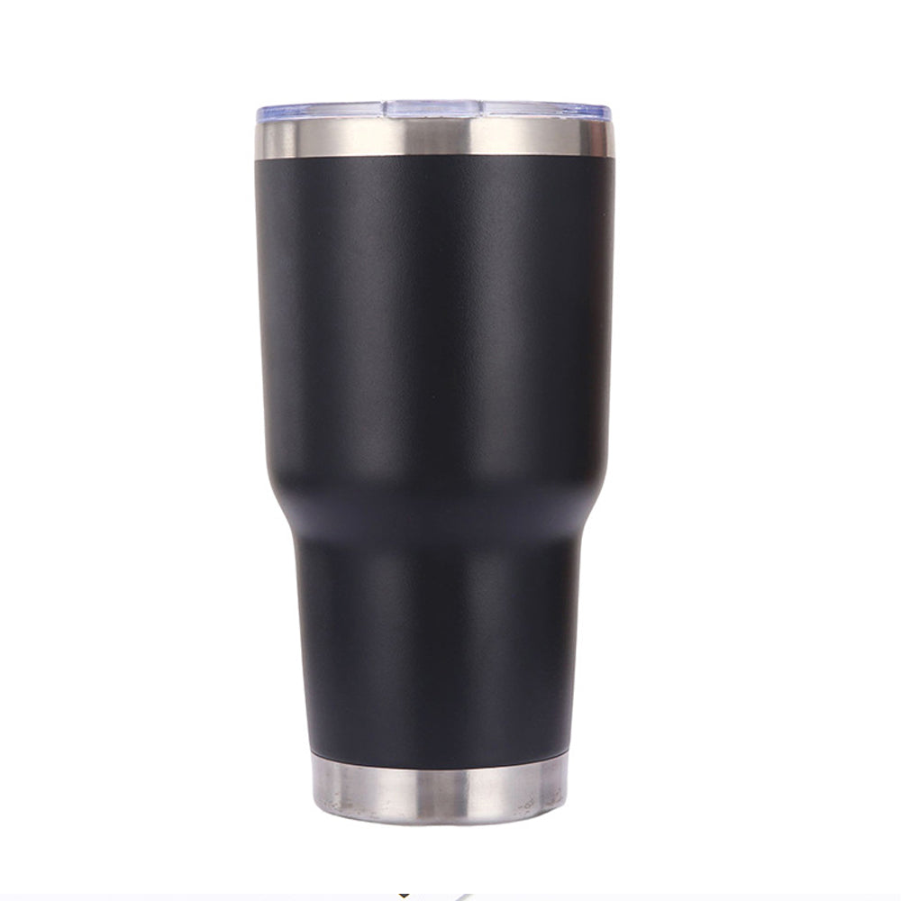 Termo Vaso de Acero Inoxidable 30oz Doble Pared Aislada al Vacío para Bebidas Frías y Calientes con Pajita y Popote Regalos Corporativo