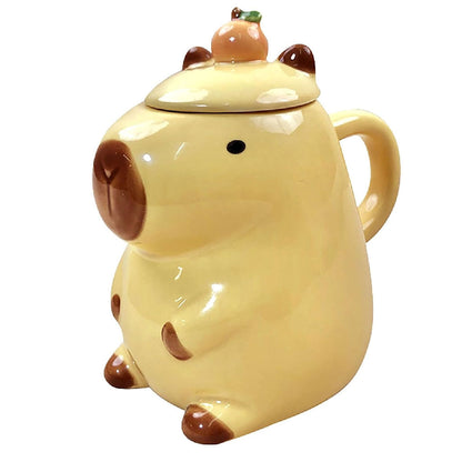 Taza de Cerámica en Forma de Capibara Capybara – Ternura y Estilo para tu Café Diario 350ml