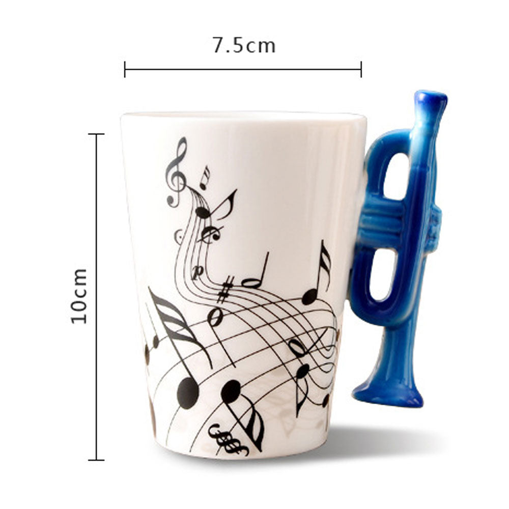 Taza de Céramica con Mango Instrumento Musical