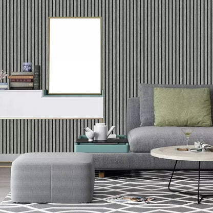 Papel Tapiz Negro y Gris Tipo Madera Autoadhesivo Impermeable y Lavable 45 cm x 10 m HY60