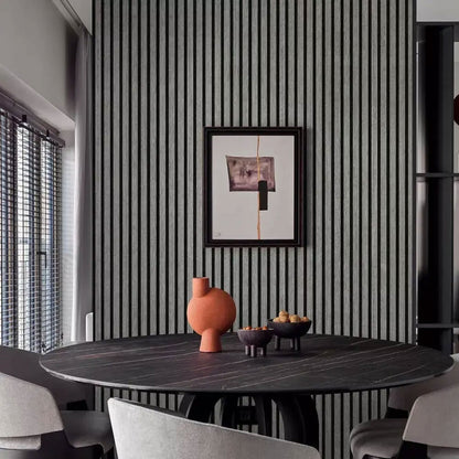 Papel Tapiz Negro y Gris Tipo Madera Autoadhesivo Impermeable y Lavable 45 cm x 10 m HY60