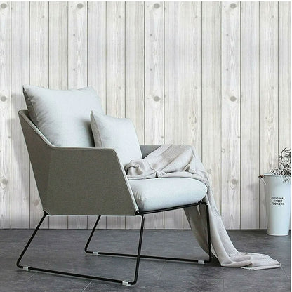 Papel Tapiz  Madera Gris Autoadherible Pared 45cm X 10m HY19