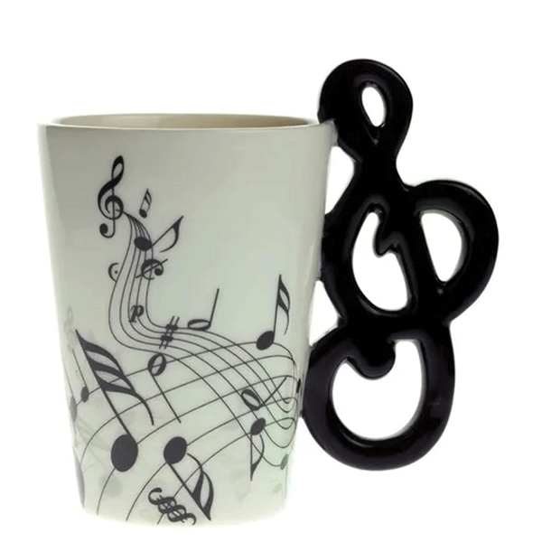 Taza de Céramica con Mango Instrumento Musical