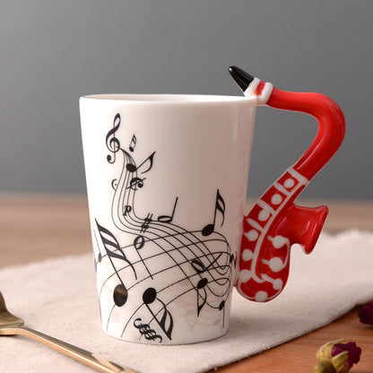 Taza de Céramica con Mango Instrumento Musical