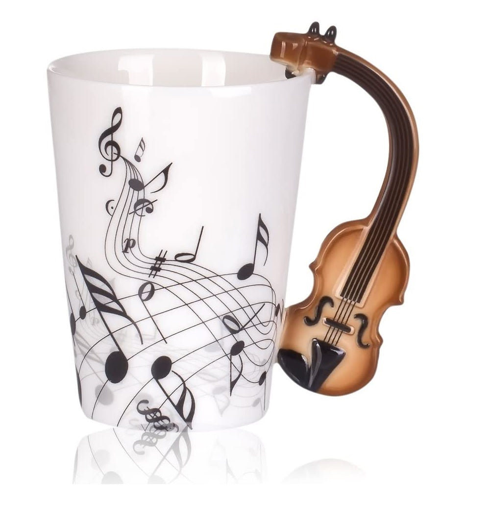 Taza de Céramica con Mango Instrumento Musical