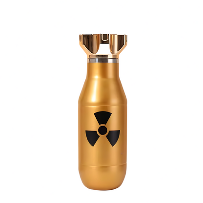 Termo Acero Inoxidable 500 Ml Tipo Bomba Con Aislamiento Al Vacío Conserva Frío 6 Horas Y Calor 4 Horas Termo Portátil Antifugas Para Agua Y Bebidas, Ideal Gym, Viaje Y Uso Diario