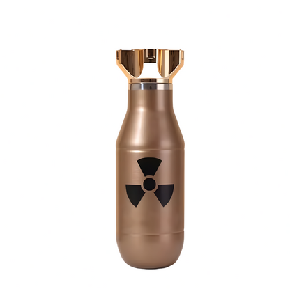 Termo Acero Inoxidable 500 Ml Tipo Bomba Con Aislamiento Al Vacío Conserva Frío 6 Horas Y Calor 4 Horas Termo Portátil Antifugas Para Agua Y Bebidas, Ideal Gym, Viaje Y Uso Diario