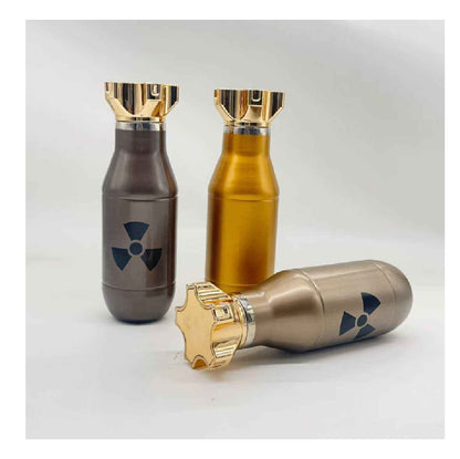 Termo Acero Inoxidable 500 Ml Tipo Bomba Con Aislamiento Al Vacío Conserva Frío 6 Horas Y Calor 4 Horas Termo Portátil Antifugas Para Agua Y Bebidas, Ideal Gym, Viaje Y Uso Diario