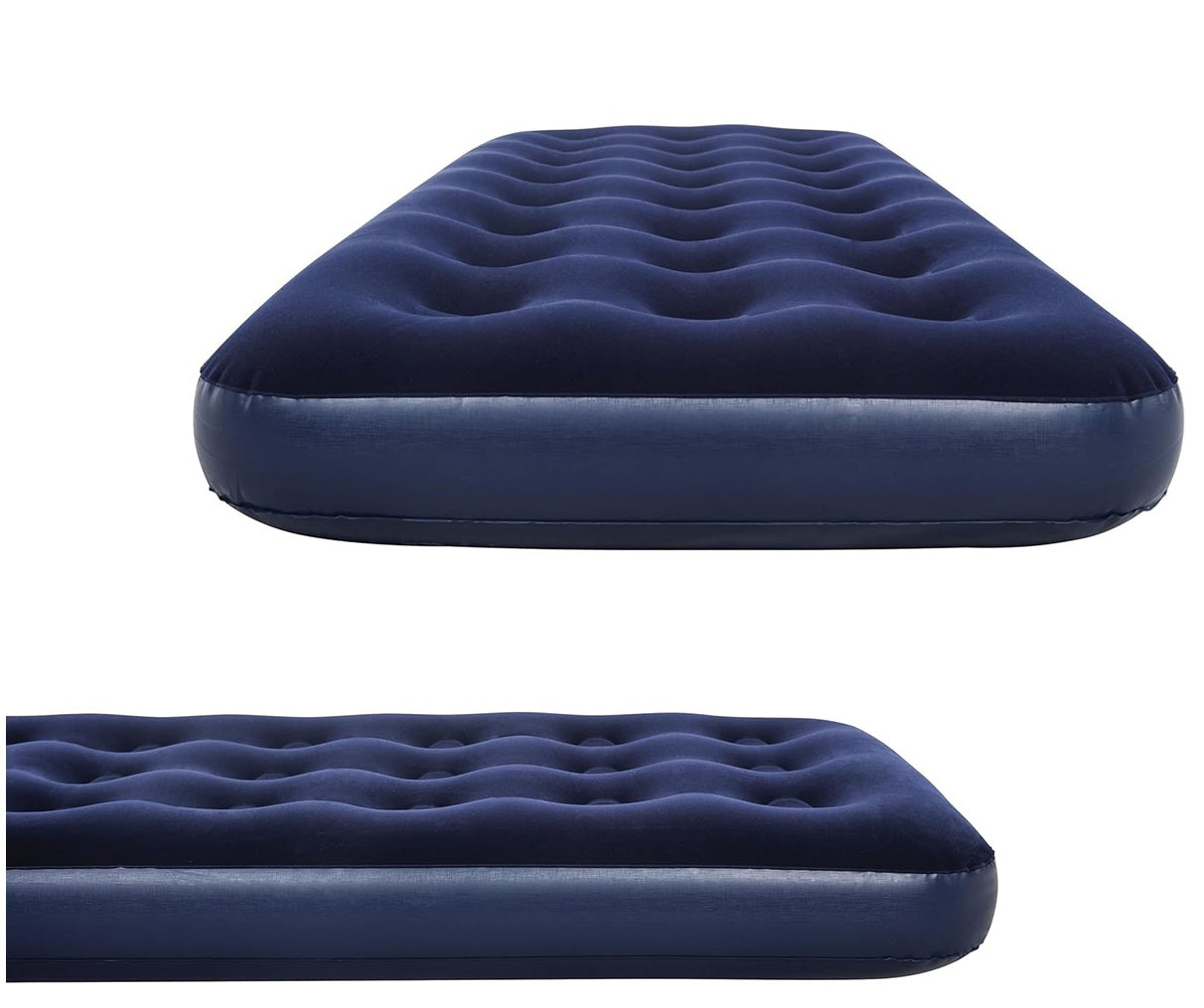 Colchón Cama Inflable Individual Camping Portátil Aire aterciopelado