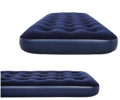 Colchón Cama Inflable Individual Camping Portátil Aire aterciopelado