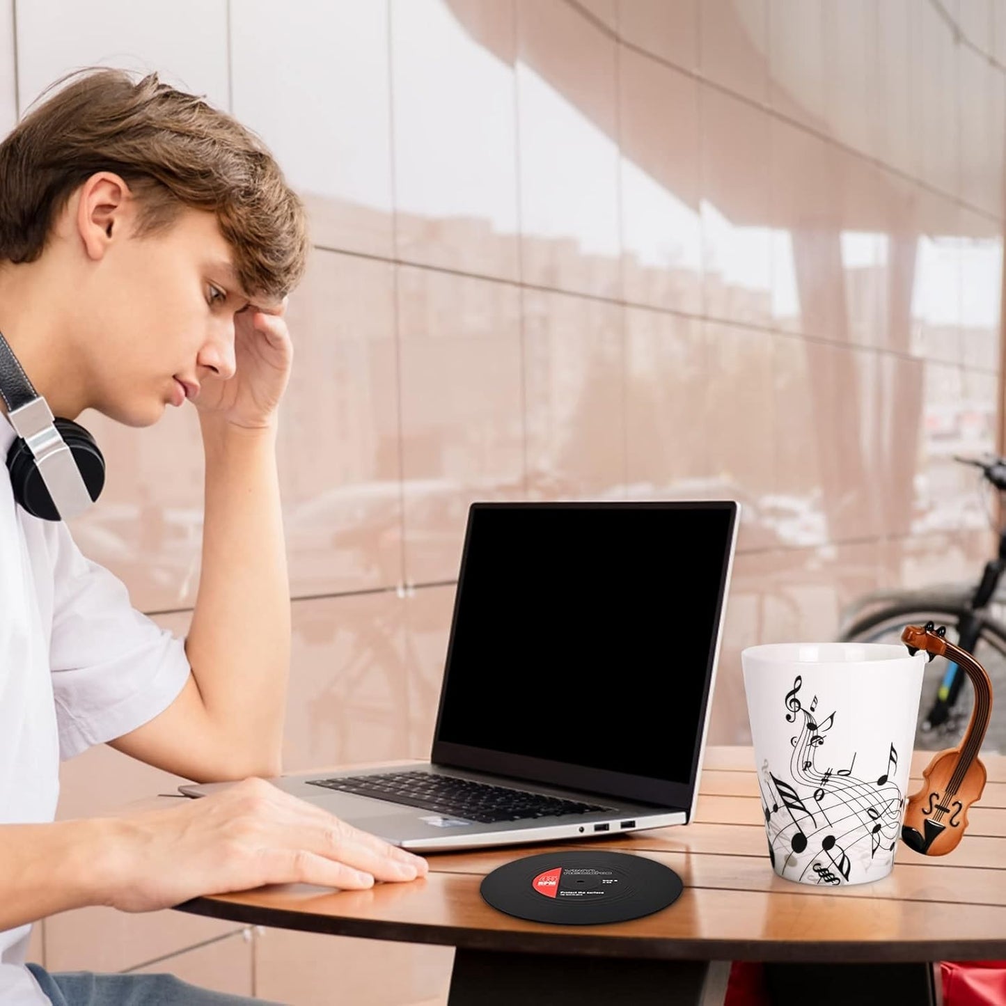 Taza de Céramica con Mango Instrumento Musical