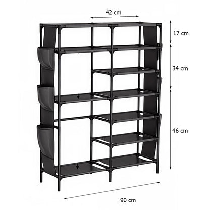 Mueble Zapatero Organizador De Zapatos Moderno 7 Niveles