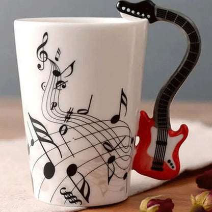 Taza de Céramica con Mango Instrumento Musical