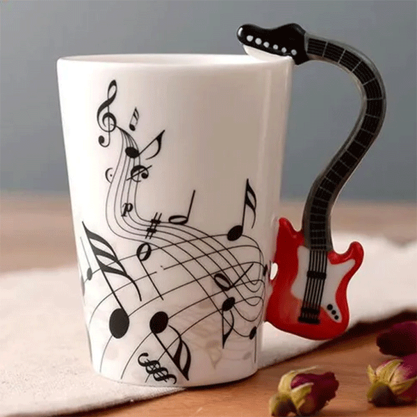 Taza de Céramica con Mango Instrumento Musical